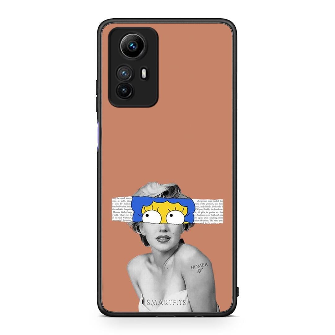 Θήκη Xiaomi Redmi Note 12S / Redmi K60 Pro Sim Merilyn από τη Smartfits με σχέδιο στο πίσω μέρος και μαύρο περίβλημα | Xiaomi Redmi Note 12S / Redmi K60 Pro Sim Merilyn Case with Colorful Back and Black Bezels