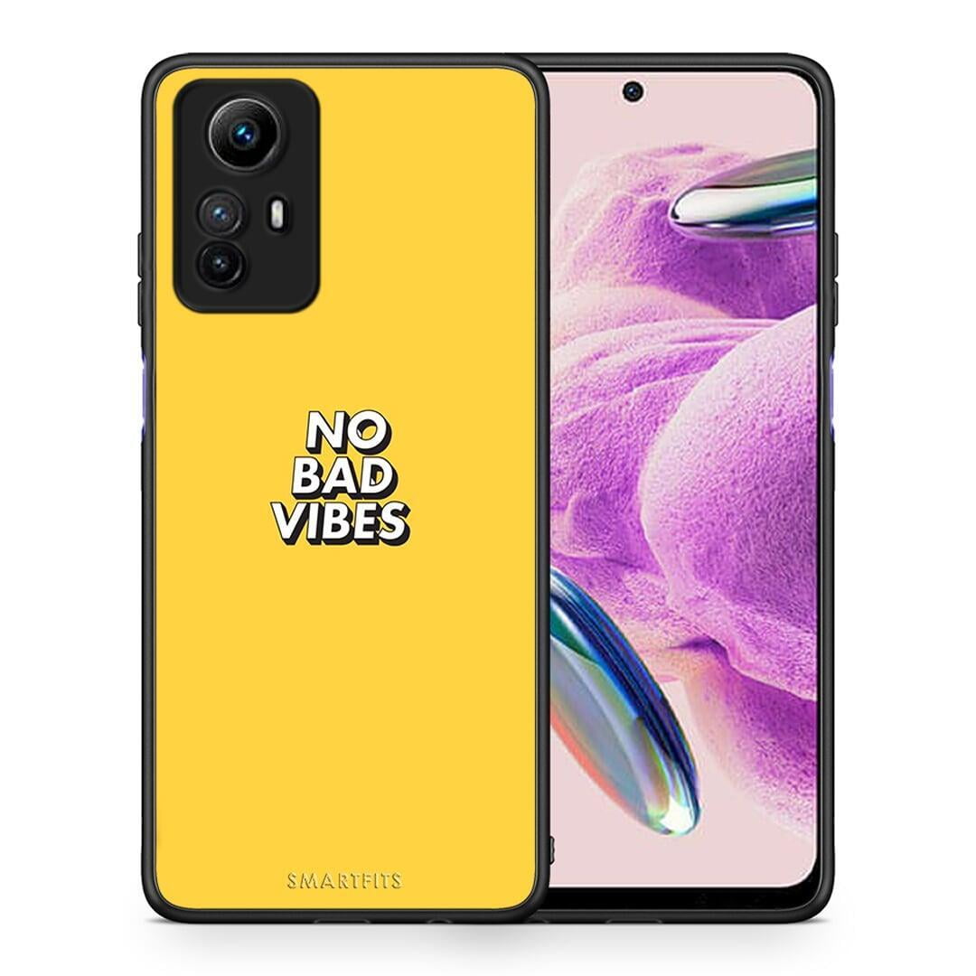 Θήκη Xiaomi Redmi Note 12S / Redmi K60 Pro Text Vibes από τη Smartfits με σχέδιο στο πίσω μέρος και μαύρο περίβλημα | Xiaomi Redmi Note 12S / Redmi K60 Pro Text Vibes Case with Colorful Back and Black Bezels