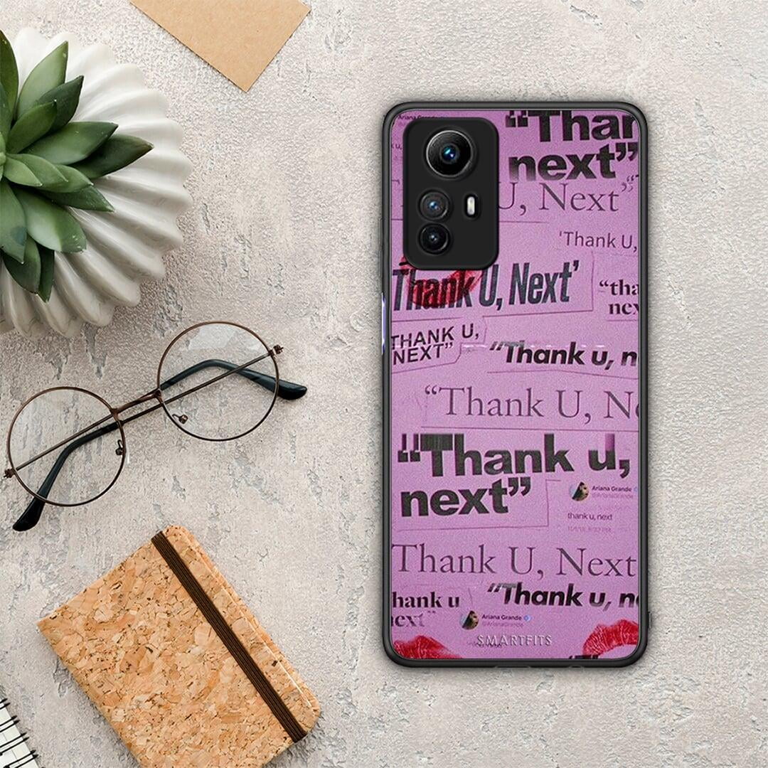 Θήκη Xiaomi Redmi Note 12S / Redmi K60 Pro Thank You Next από τη Smartfits με σχέδιο στο πίσω μέρος και μαύρο περίβλημα | Xiaomi Redmi Note 12S / Redmi K60 Pro Thank You Next Case with Colorful Back and Black Bezels