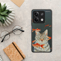 Thumbnail for Cat Goldfish - Xiaomi Redmi Note 13 5G case