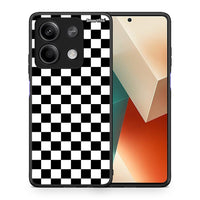 Thumbnail for Θήκη Xiaomi Redmi Note 13 5G Squares Geometric από τη Smartfits με σχέδιο στο πίσω μέρος και μαύρο περίβλημα | Xiaomi Redmi Note 13 5G Squares Geometric case with colorful back and black bezels