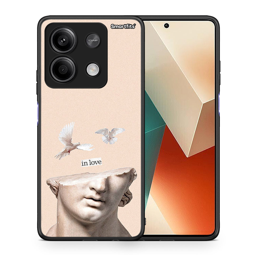 Θήκη Xiaomi Redmi Note 13 5G In Love από τη Smartfits με σχέδιο στο πίσω μέρος και μαύρο περίβλημα | Xiaomi Redmi Note 13 5G In Love case with colorful back and black bezels