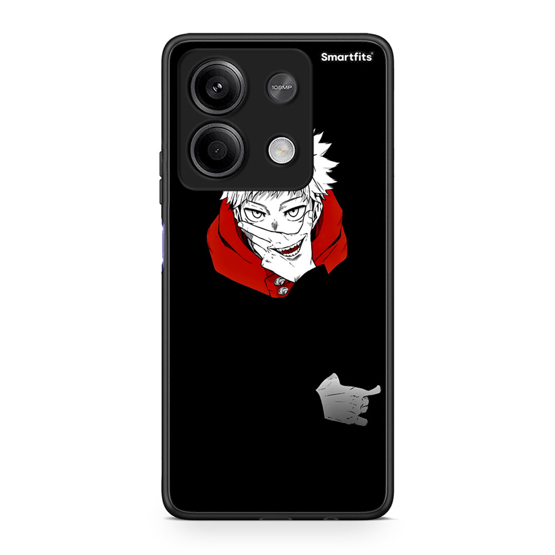 Xiaomi Redmi Note 13 5G Itadori Anime θήκη από τη Smartfits με σχέδιο στο πίσω μέρος και μαύρο περίβλημα | Smartphone case with colorful back and black bezels by Smartfits