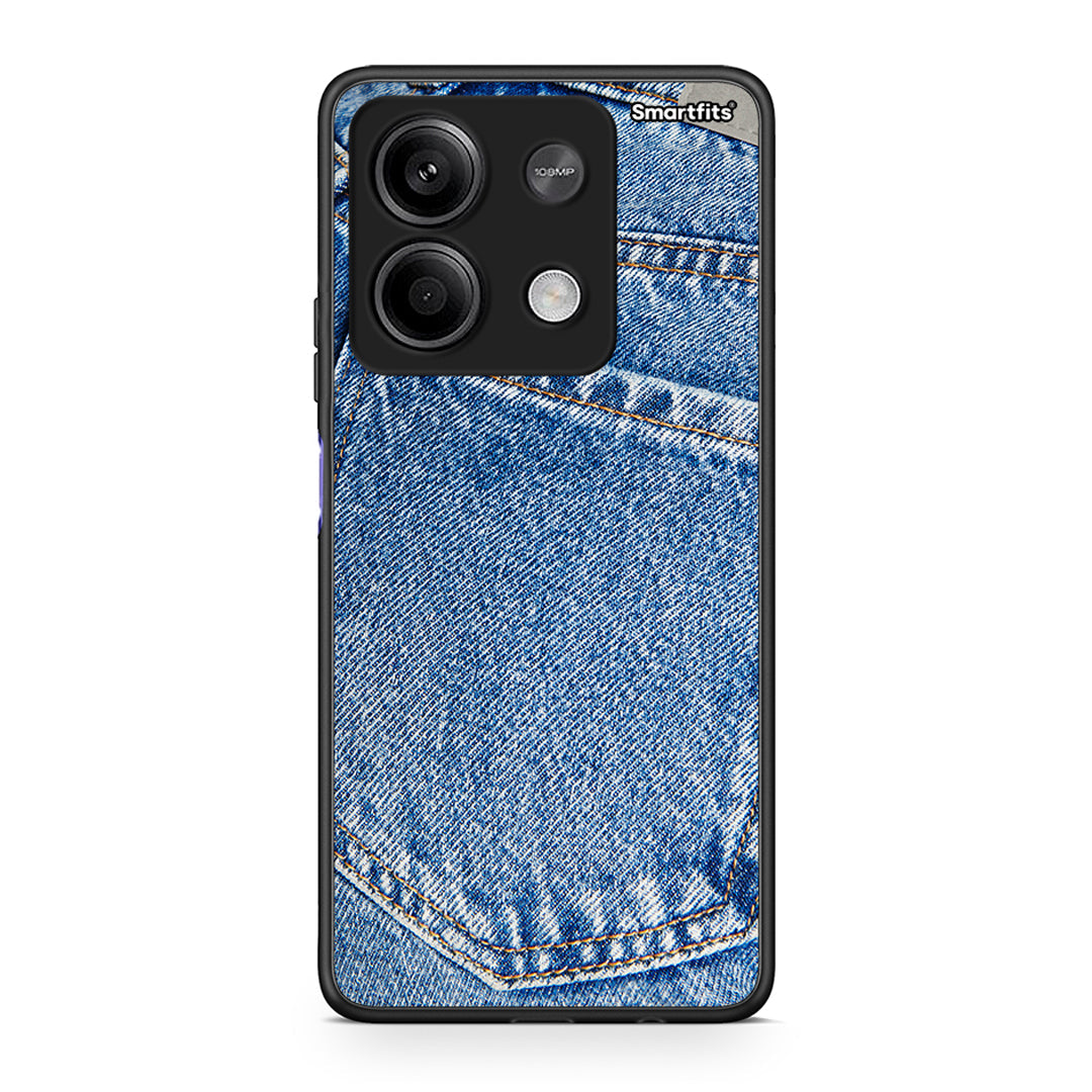 Xiaomi Redmi Note 13 5G Jeans Pocket θήκη από τη Smartfits με σχέδιο στο πίσω μέρος και μαύρο περίβλημα | Smartphone case with colorful back and black bezels by Smartfits