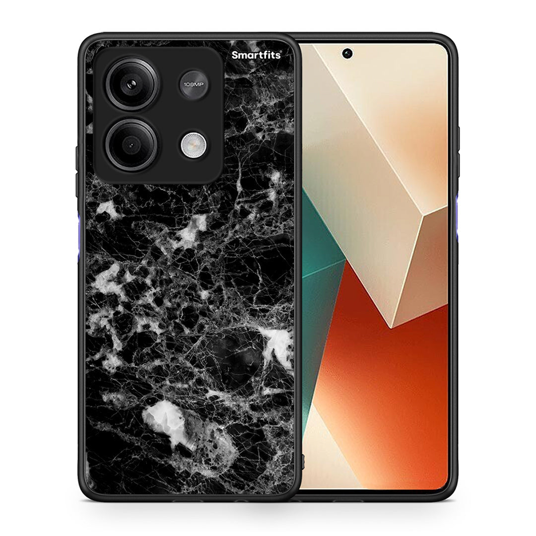 Θήκη Xiaomi Redmi Note 13 5G Male Marble από τη Smartfits με σχέδιο στο πίσω μέρος και μαύρο περίβλημα | Xiaomi Redmi Note 13 5G Male Marble case with colorful back and black bezels