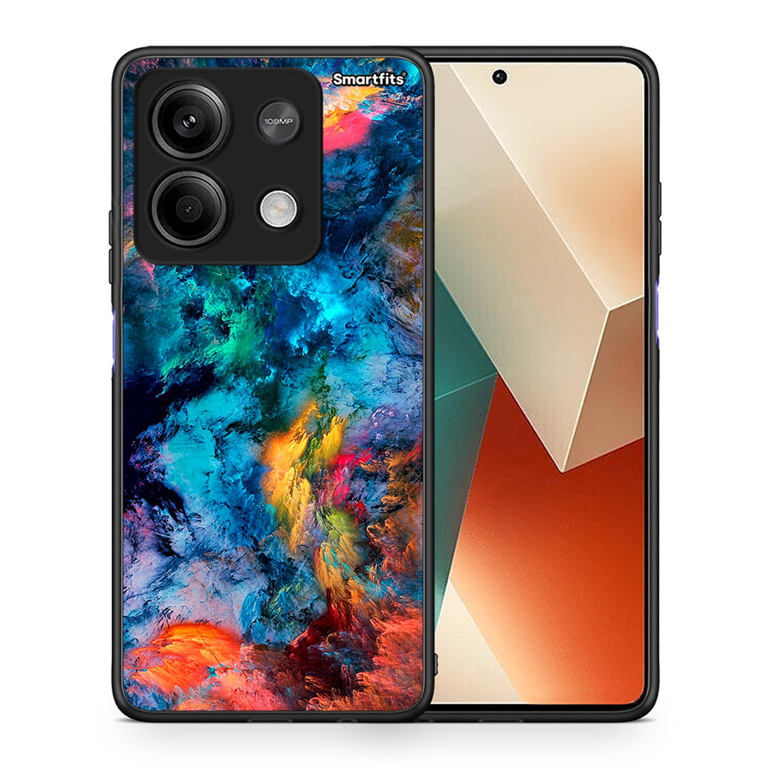 Θήκη Xiaomi Redmi Note 13 5G Crayola Paint από τη Smartfits με σχέδιο στο πίσω μέρος και μαύρο περίβλημα | Xiaomi Redmi Note 13 5G Crayola Paint case with colorful back and black bezels