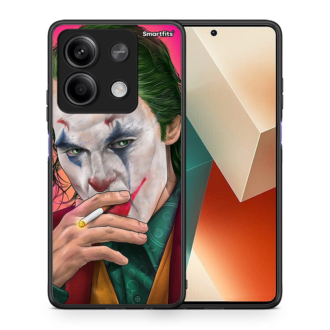 Θήκη Xiaomi Redmi Note 13 5G JokesOnU PopArt από τη Smartfits με σχέδιο στο πίσω μέρος και μαύρο περίβλημα | Xiaomi Redmi Note 13 5G JokesOnU PopArt case with colorful back and black bezels