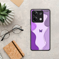 Thumbnail for Purple Mariposa - Xiaomi Redmi Note 13 5G case