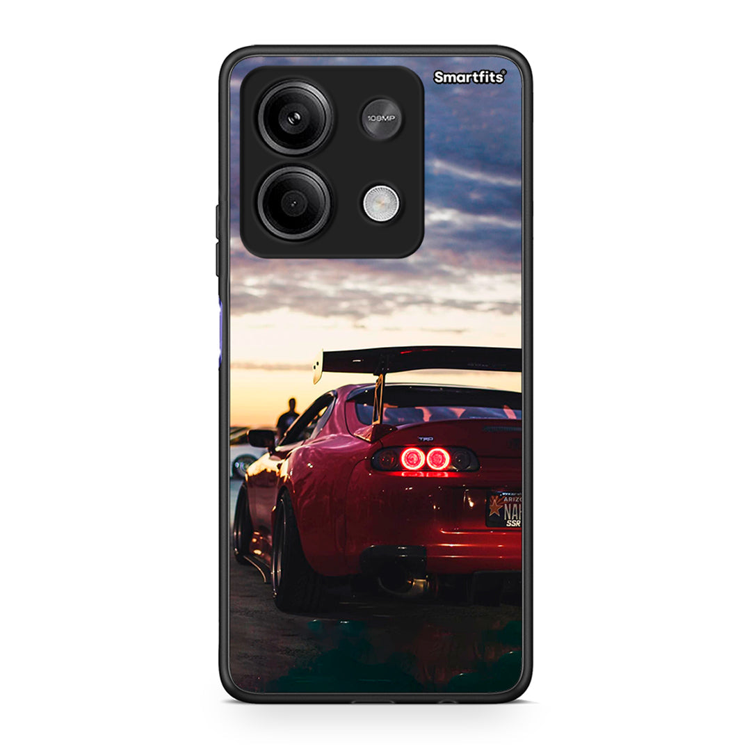 Xiaomi Redmi Note 13 5G Racing Supra θήκη από τη Smartfits με σχέδιο στο πίσω μέρος και μαύρο περίβλημα | Smartphone case with colorful back and black bezels by Smartfits