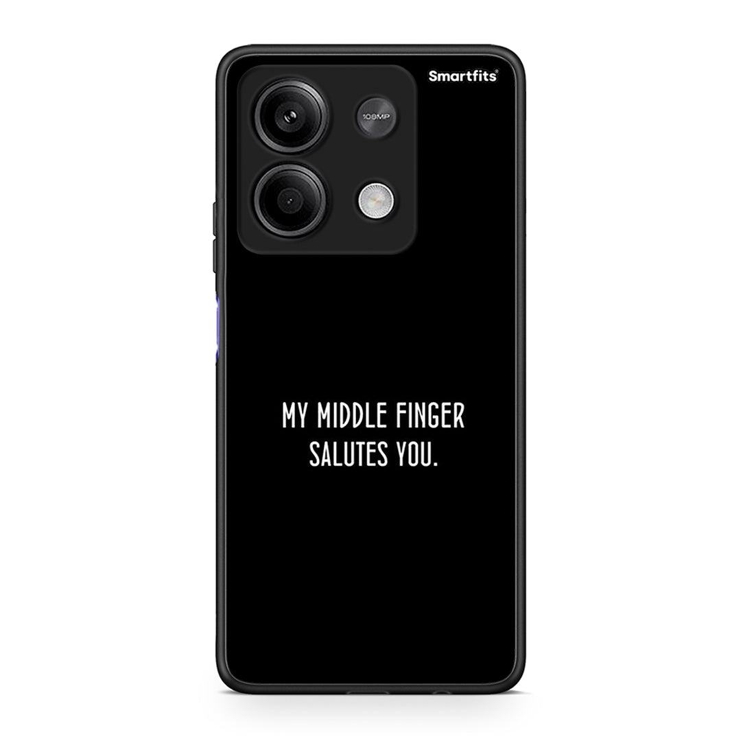 Xiaomi Redmi Note 13 5G Salute θήκη από τη Smartfits με σχέδιο στο πίσω μέρος και μαύρο περίβλημα | Smartphone case with colorful back and black bezels by Smartfits