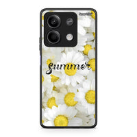 Thumbnail for Xiaomi Redmi Note 13 5G Summer Daisies Θήκη από τη Smartfits με σχέδιο στο πίσω μέρος και μαύρο περίβλημα | Smartphone case with colorful back and black bezels by Smartfits