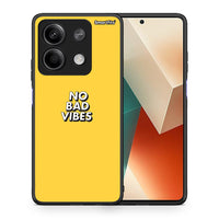 Thumbnail for Θήκη Xiaomi Redmi Note 13 5G Vibes Text από τη Smartfits με σχέδιο στο πίσω μέρος και μαύρο περίβλημα | Xiaomi Redmi Note 13 5G Vibes Text case with colorful back and black bezels