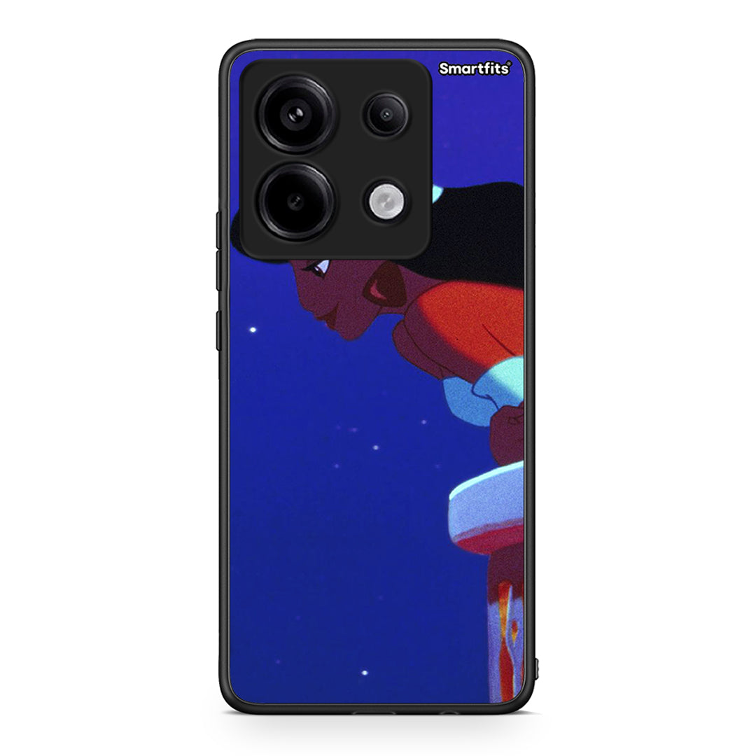 Xiaomi Redmi Note 13 Pro 5G Alladin And Jasmine Love 2 θήκη από τη Smartfits με σχέδιο στο πίσω μέρος και μαύρο περίβλημα | Smartphone case with colorful back and black bezels by Smartfits