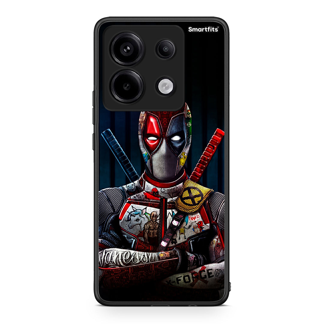 Xiaomi Redmi Note 13 Pro 5G Funny Guy θήκη από τη Smartfits με σχέδιο στο πίσω μέρος και μαύρο περίβλημα | Smartphone case with colorful back and black bezels by Smartfits