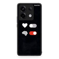 Thumbnail for Xiaomi Redmi Note 13 Pro 5G Heart Vs Brain Θήκη Αγίου Βαλεντίνου από τη Smartfits με σχέδιο στο πίσω μέρος και μαύρο περίβλημα | Smartphone case with colorful back and black bezels by Smartfits