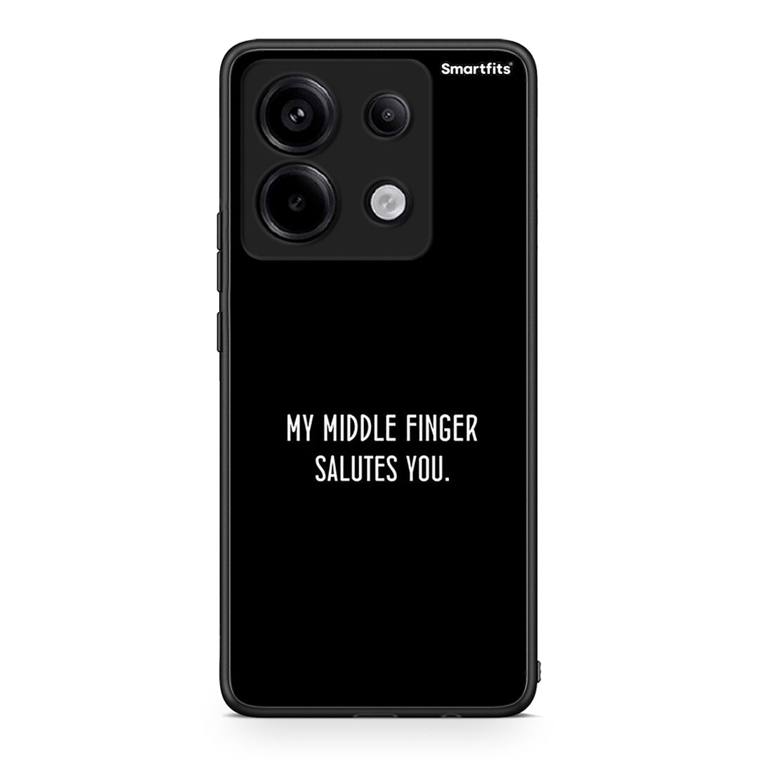 Xiaomi Redmi Note 13 Pro 5G Salute θήκη από τη Smartfits με σχέδιο στο πίσω μέρος και μαύρο περίβλημα | Smartphone case with colorful back and black bezels by Smartfits