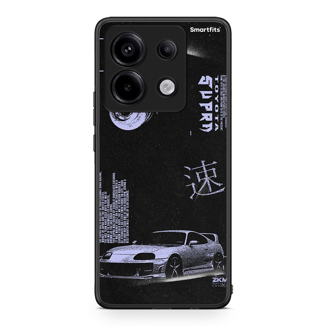 Xiaomi Redmi Note 13 Pro 5G Tokyo Drift Θήκη Αγίου Βαλεντίνου από τη Smartfits με σχέδιο στο πίσω μέρος και μαύρο περίβλημα | Smartphone case with colorful back and black bezels by Smartfits