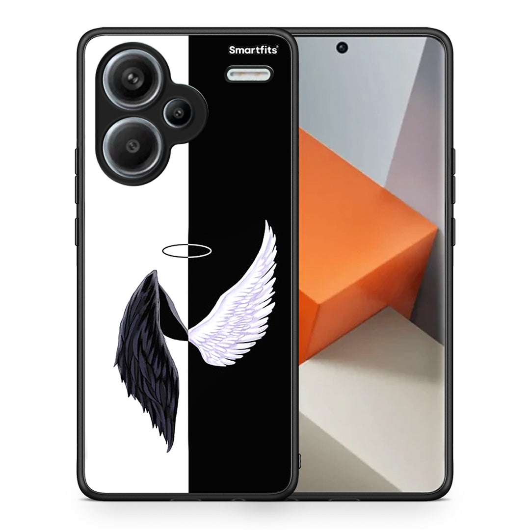 Θήκη Xiaomi Redmi Note 13 Pro Plus 5G Angels Demons από τη Smartfits με σχέδιο στο πίσω μέρος και μαύρο περίβλημα | Xiaomi Redmi Note 13 Pro Plus 5G Angels Demons case with colorful back and black bezels