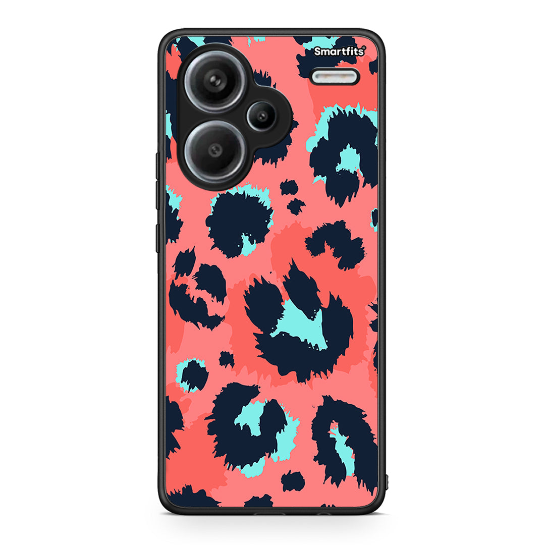 22 - Xiaomi Redmi Note 13 Pro Plus 5G Pink Leopard Animal case, cover, bumper