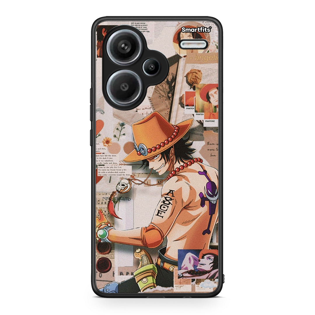 Xiaomi Redmi Note 13 Pro Plus 5G Anime Collage θήκη από τη Smartfits με σχέδιο στο πίσω μέρος και μαύρο περίβλημα | Smartphone case with colorful back and black bezels by Smartfits