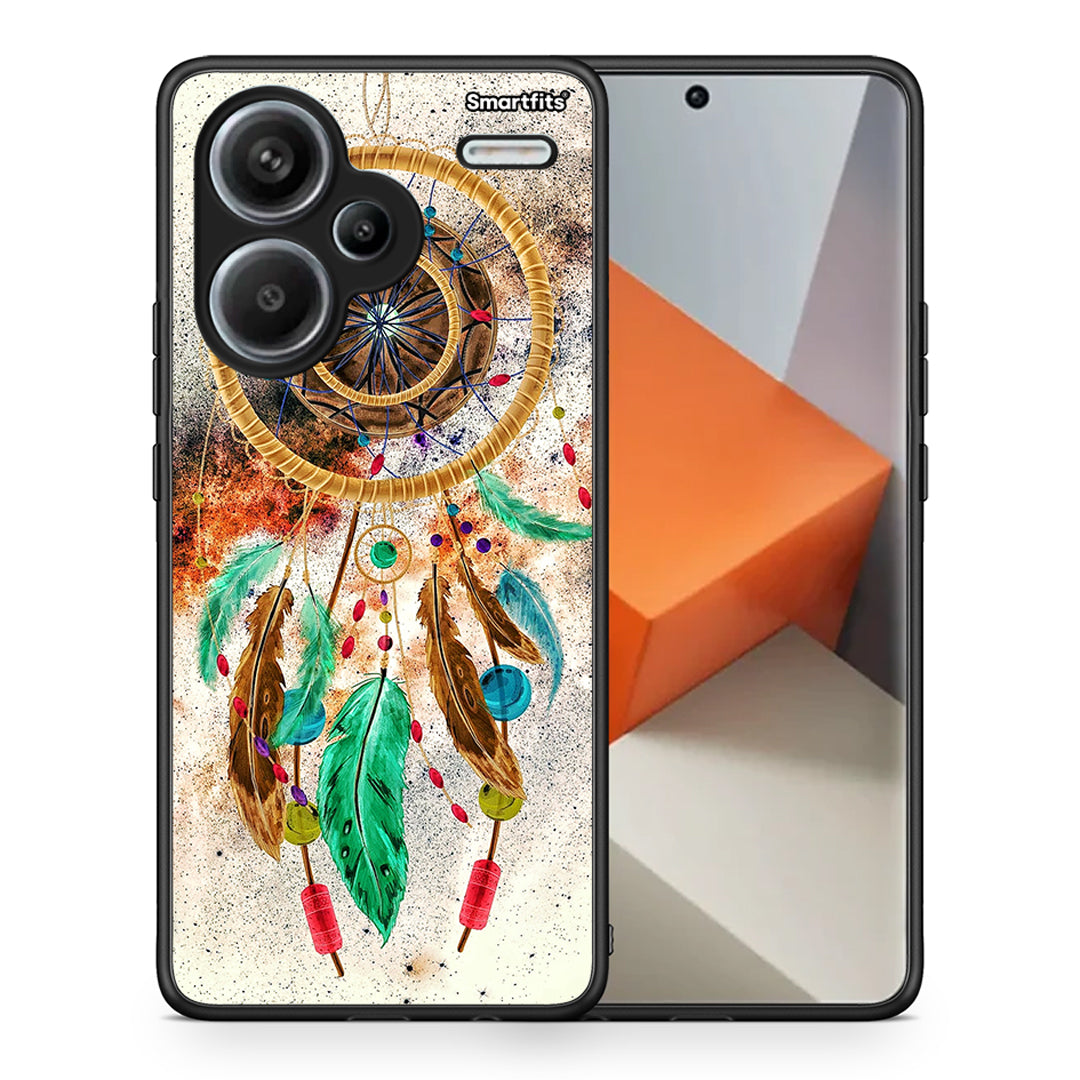 Θήκη Xiaomi Redmi Note 13 Pro Plus 5G DreamCatcher Boho από τη Smartfits με σχέδιο στο πίσω μέρος και μαύρο περίβλημα | Xiaomi Redmi Note 13 Pro Plus 5G DreamCatcher Boho case with colorful back and black bezels