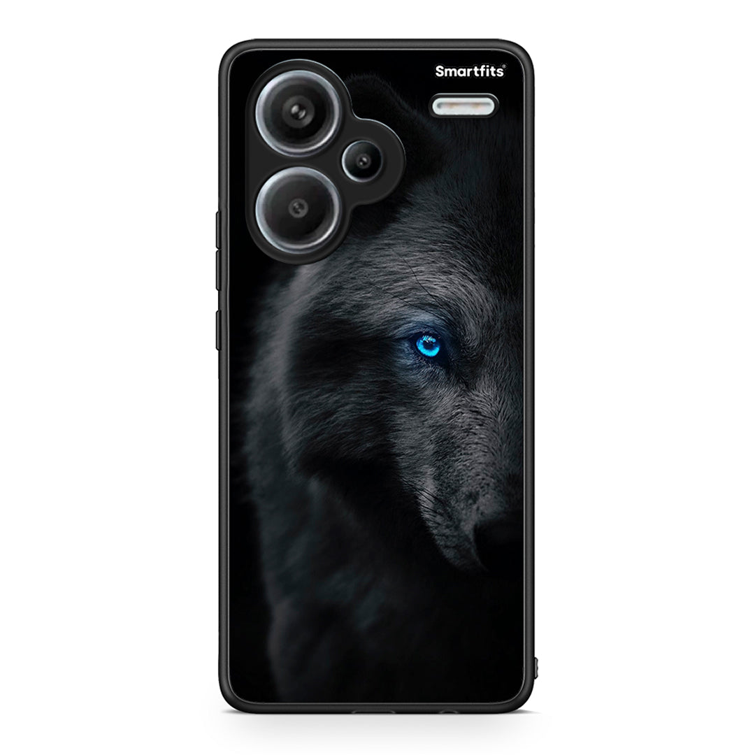 Xiaomi Redmi Note 13 Pro Plus 5G Dark Wolf θήκη από τη Smartfits με σχέδιο στο πίσω μέρος και μαύρο περίβλημα | Smartphone case with colorful back and black bezels by Smartfits