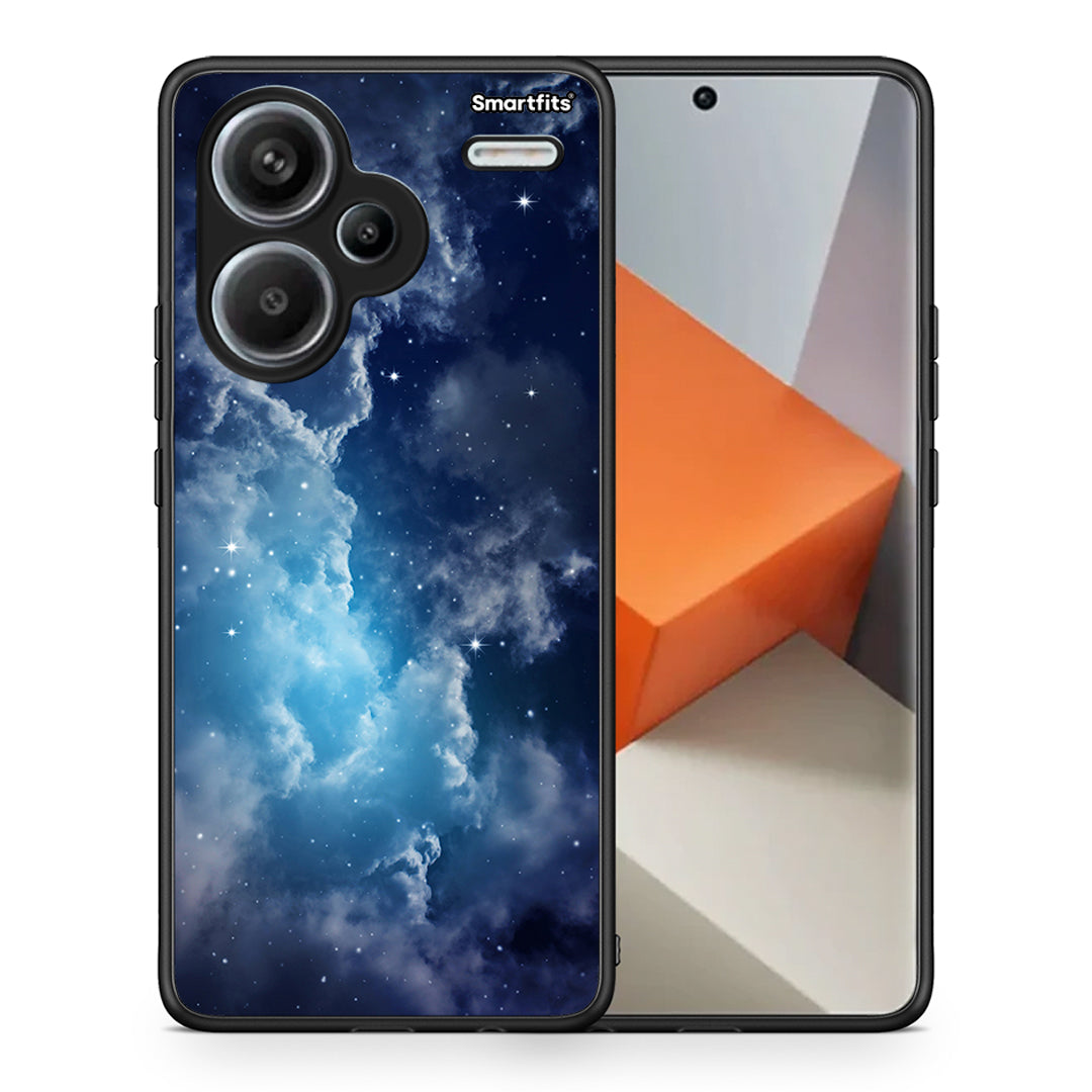 Θήκη Xiaomi Redmi Note 13 Pro Plus 5G Blue Sky Galaxy από τη Smartfits με σχέδιο στο πίσω μέρος και μαύρο περίβλημα | Xiaomi Redmi Note 13 Pro Plus 5G Blue Sky Galaxy case with colorful back and black bezels