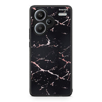 Thumbnail for 4 - Xiaomi Redmi Note 13 Pro Plus 5G Black Rosegold Marble case, cover, bumper