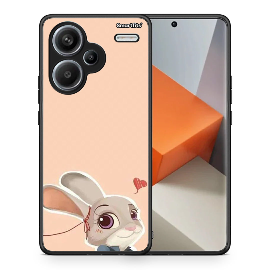 Θήκη Xiaomi Redmi Note 13 Pro Plus 5G Nick Wilde And Judy Hopps Love 2 από τη Smartfits με σχέδιο στο πίσω μέρος και μαύρο περίβλημα | Xiaomi Redmi Note 13 Pro Plus 5G Nick Wilde And Judy Hopps Love 2 case with colorful back and black bezels