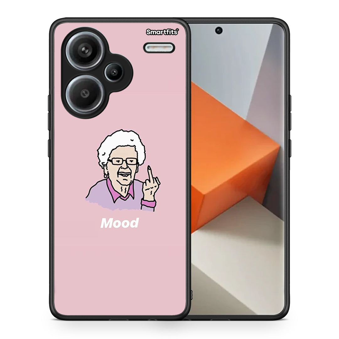 Θήκη Xiaomi Redmi Note 13 Pro Plus 5G Mood PopArt από τη Smartfits με σχέδιο στο πίσω μέρος και μαύρο περίβλημα | Xiaomi Redmi Note 13 Pro Plus 5G Mood PopArt case with colorful back and black bezels