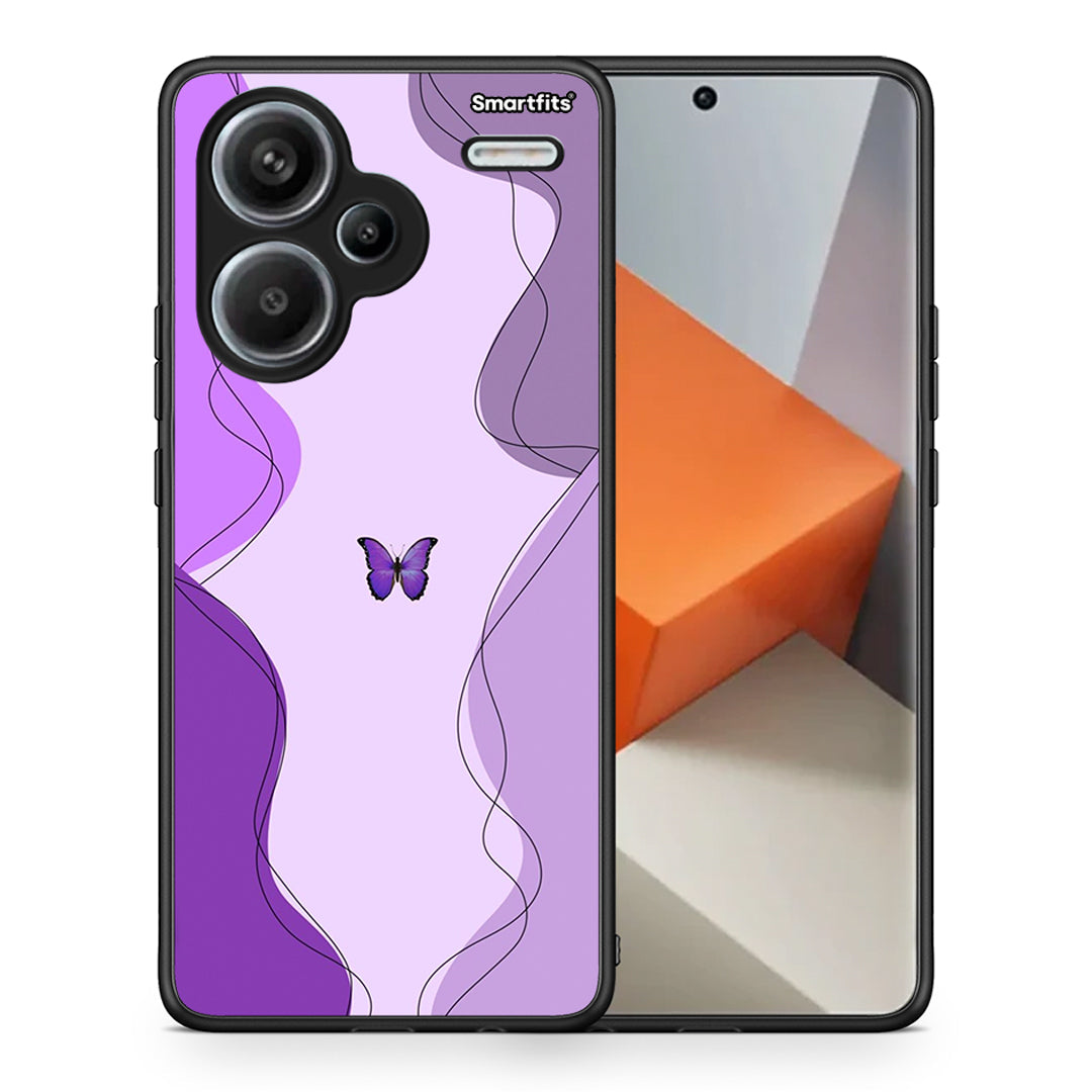 Purple Mariposa - Xiaomi Redmi Note 13 Pro Plus 5G case