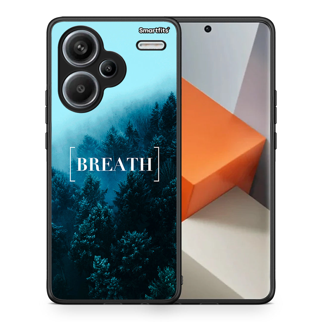 Θήκη Xiaomi Redmi Note 13 Pro Plus 5G Breath Quote από τη Smartfits με σχέδιο στο πίσω μέρος και μαύρο περίβλημα | Xiaomi Redmi Note 13 Pro Plus 5G Breath Quote case with colorful back and black bezels