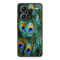 Thumbnail for Xiaomi Redmi Note 13 Pro Plus 5G Real Peacock Feathers θήκη από τη Smartfits με σχέδιο στο πίσω μέρος και μαύρο περίβλημα | Smartphone case with colorful back and black bezels by Smartfits