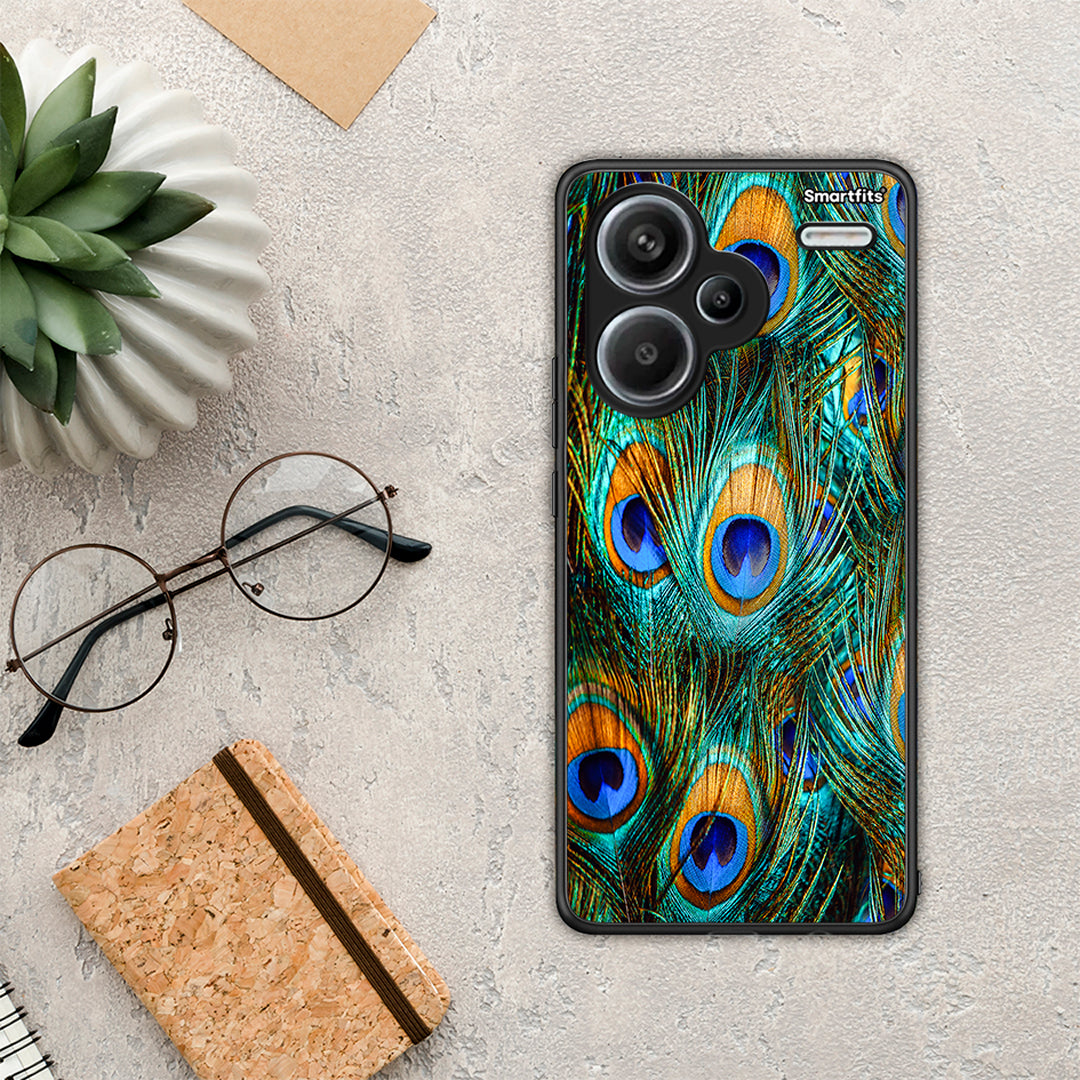 Real Peacock Feathers - Xiaomi Redmi Note 13 Pro Plus 5G case