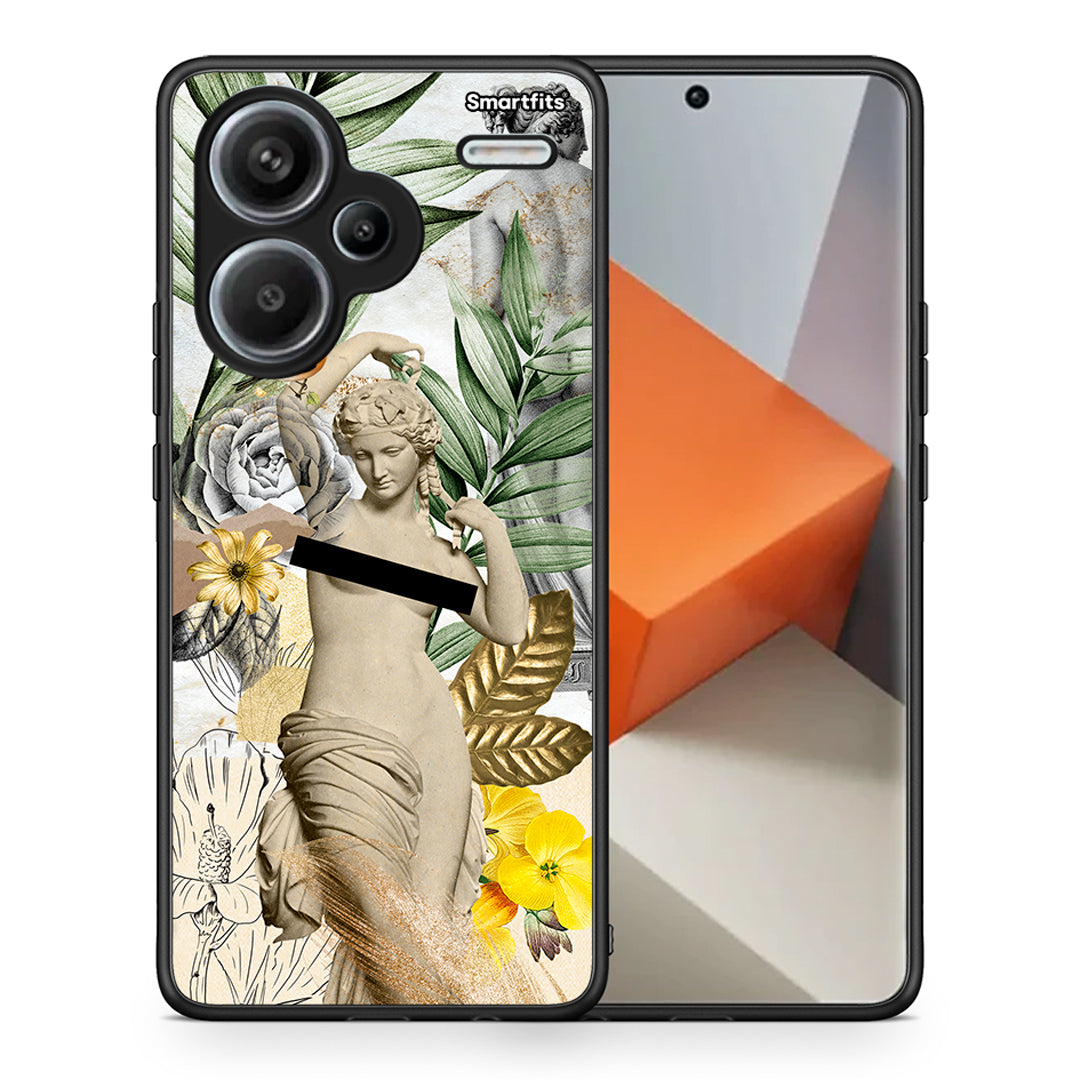 Θήκη Xiaomi Redmi Note 13 Pro Plus 5G Woman Statue από τη Smartfits με σχέδιο στο πίσω μέρος και μαύρο περίβλημα | Xiaomi Redmi Note 13 Pro Plus 5G Woman Statue case with colorful back and black bezels