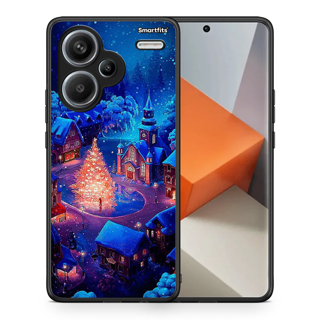 Θήκη Xiaomi Redmi Note 13 Pro Plus 5G Xmas Village από τη Smartfits με σχέδιο στο πίσω μέρος και μαύρο περίβλημα | Xiaomi Redmi Note 13 Pro Plus 5G Xmas Village case with colorful back and black bezels