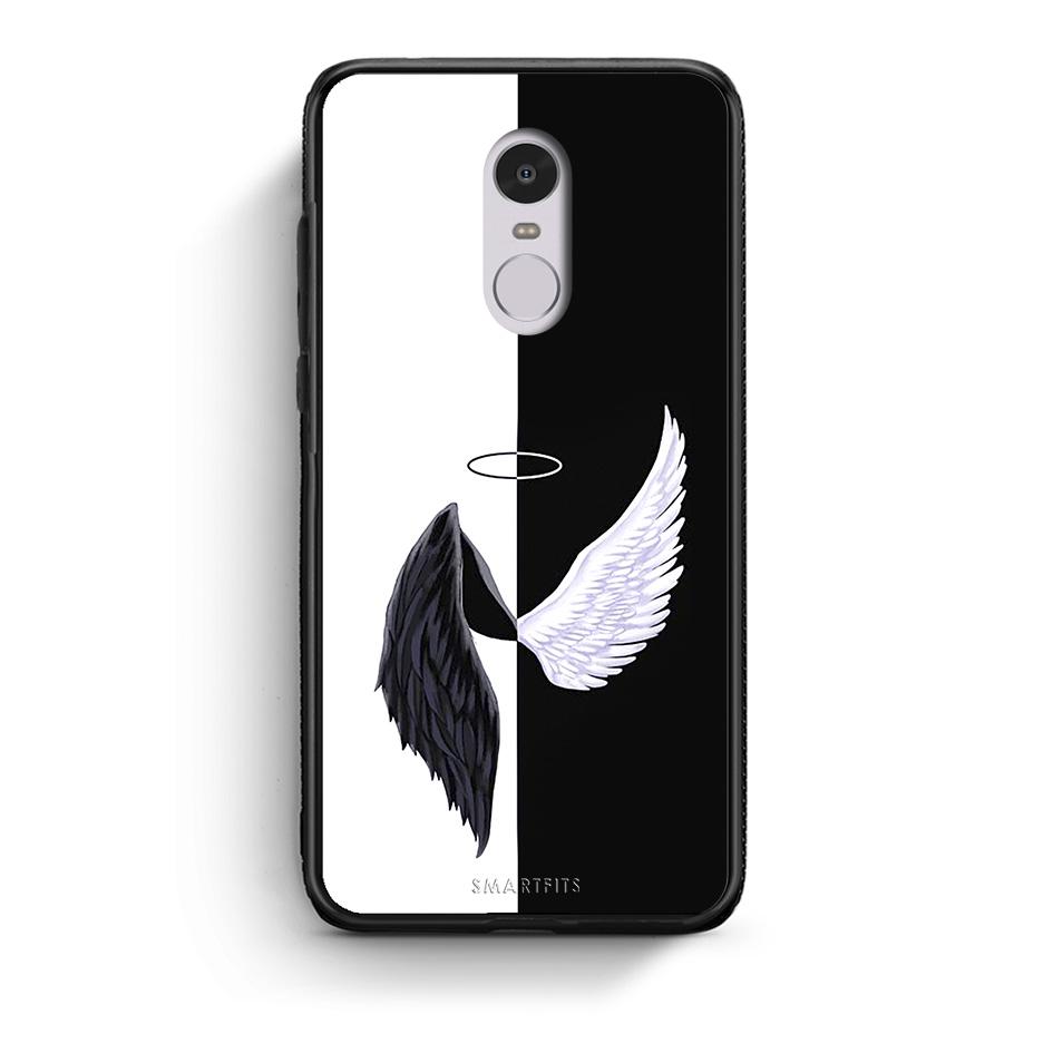 Xiaomi Redmi Note 4/4X Angels Demons θήκη από τη Smartfits με σχέδιο στο πίσω μέρος και μαύρο περίβλημα | Smartphone case with colorful back and black bezels by Smartfits