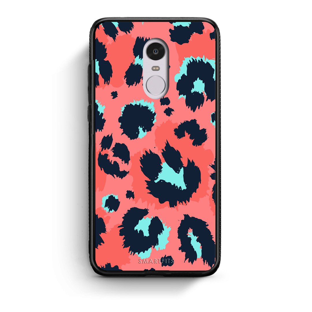 22 - Xiaomi Redmi Note 4/4X Pink Leopard Animal case, cover, bumper