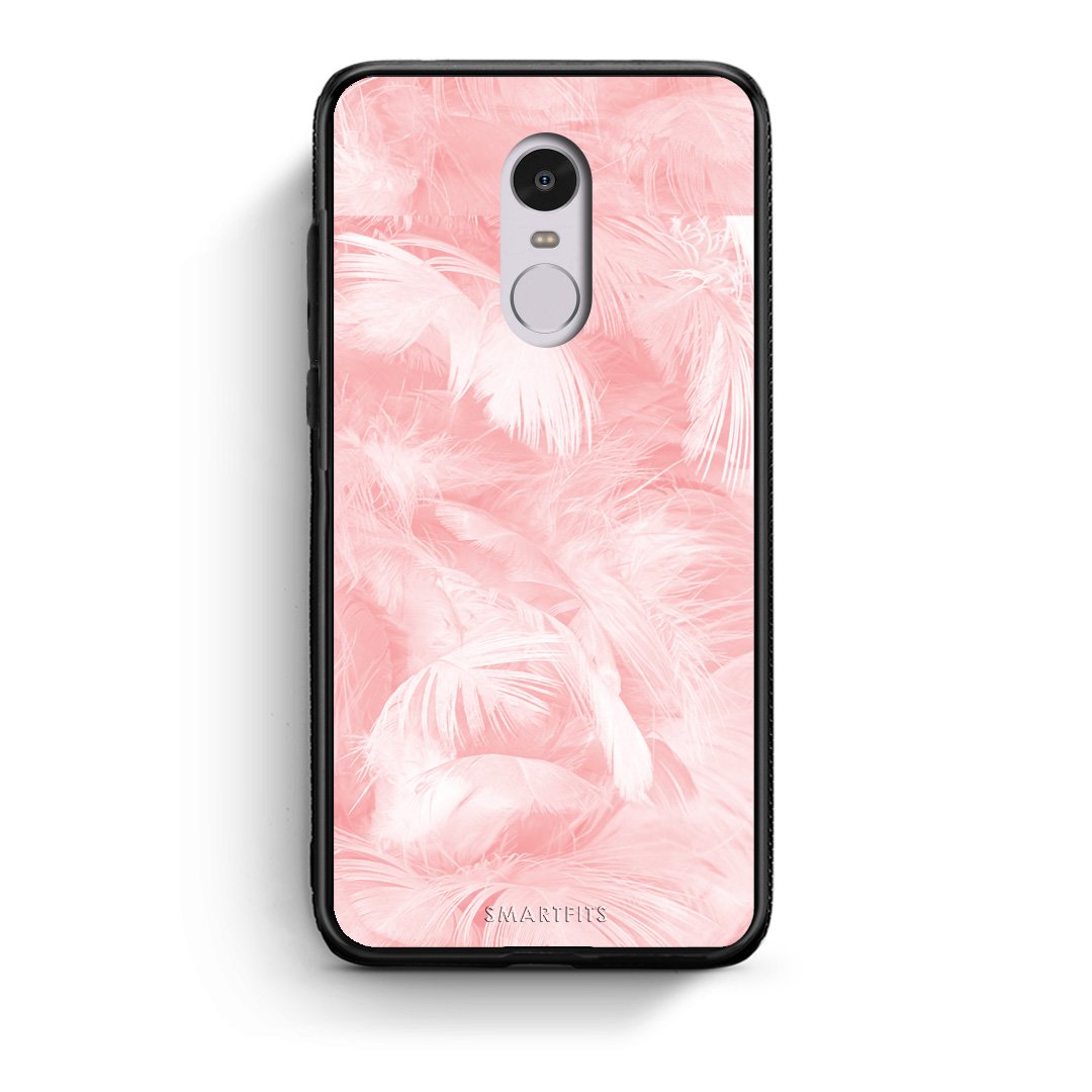 33 - Xiaomi Redmi Note 4/4X Pink Feather Boho case, cover, bumper
