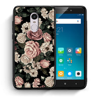 Thumbnail for Θήκη Xiaomi Redmi Note 4/4X Wild Roses Flower από τη Smartfits με σχέδιο στο πίσω μέρος και μαύρο περίβλημα | Xiaomi Redmi Note 4/4X Wild Roses Flower case with colorful back and black bezels