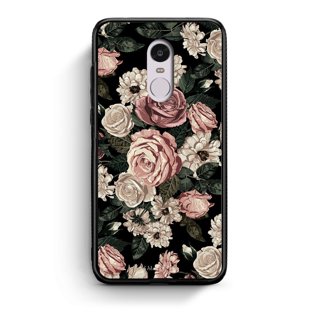 4 - Xiaomi Redmi Note 4/4X Wild Roses Flower case, cover, bumper