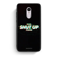 Thumbnail for Xiaomi Redmi Note 4/4X OMG ShutUp θήκη από τη Smartfits με σχέδιο στο πίσω μέρος και μαύρο περίβλημα | Smartphone case with colorful back and black bezels by Smartfits