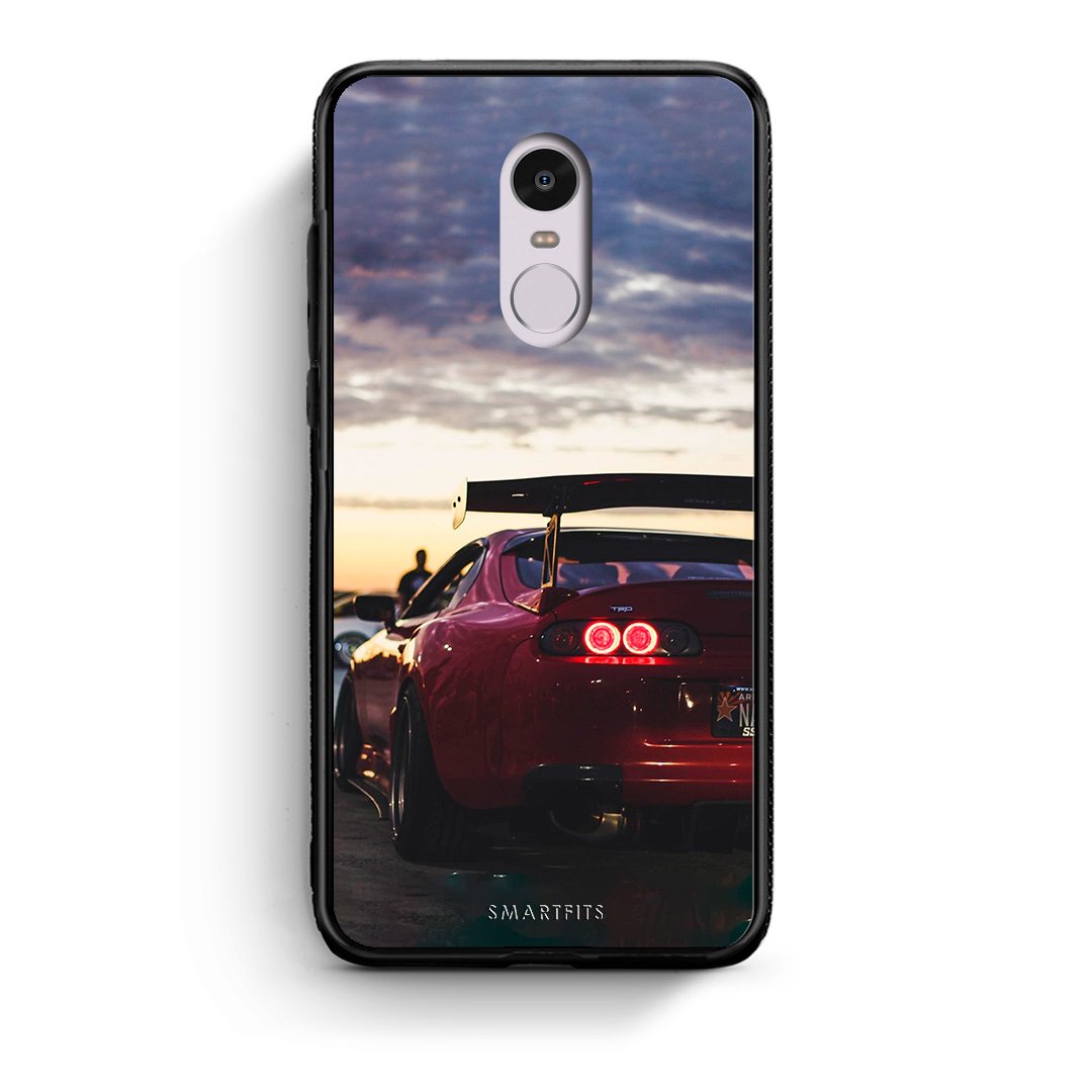 Xiaomi Redmi Note 4/4X Racing Supra θήκη από τη Smartfits με σχέδιο στο πίσω μέρος και μαύρο περίβλημα | Smartphone case with colorful back and black bezels by Smartfits