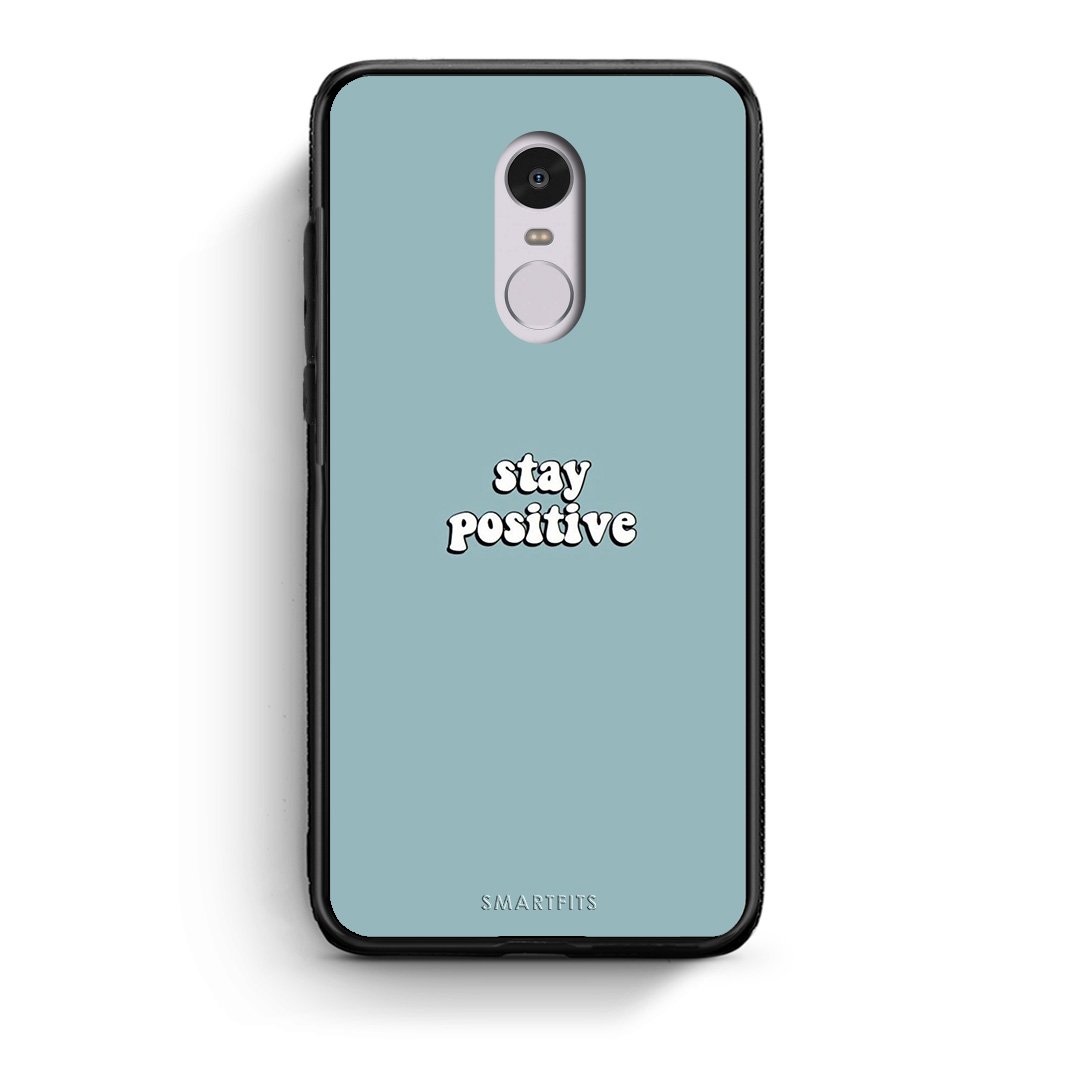 4 - Xiaomi Redmi Note 4/4X Positive Text case, cover, bumper