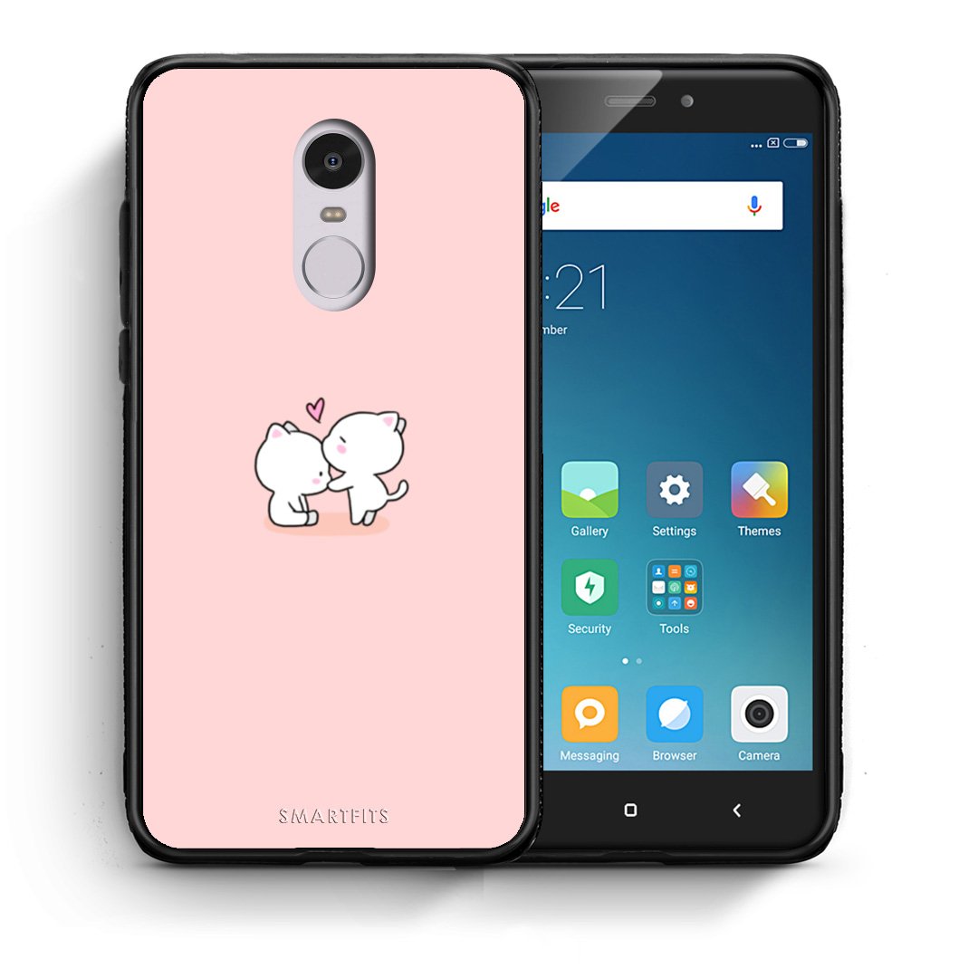 Θήκη Xiaomi Redmi Note 4/4X Love Valentine από τη Smartfits με σχέδιο στο πίσω μέρος και μαύρο περίβλημα | Xiaomi Redmi Note 4/4X Love Valentine case with colorful back and black bezels