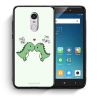 Thumbnail for Θήκη Xiaomi Redmi Note 4/4X Rex Valentine από τη Smartfits με σχέδιο στο πίσω μέρος και μαύρο περίβλημα | Xiaomi Redmi Note 4/4X Rex Valentine case with colorful back and black bezels