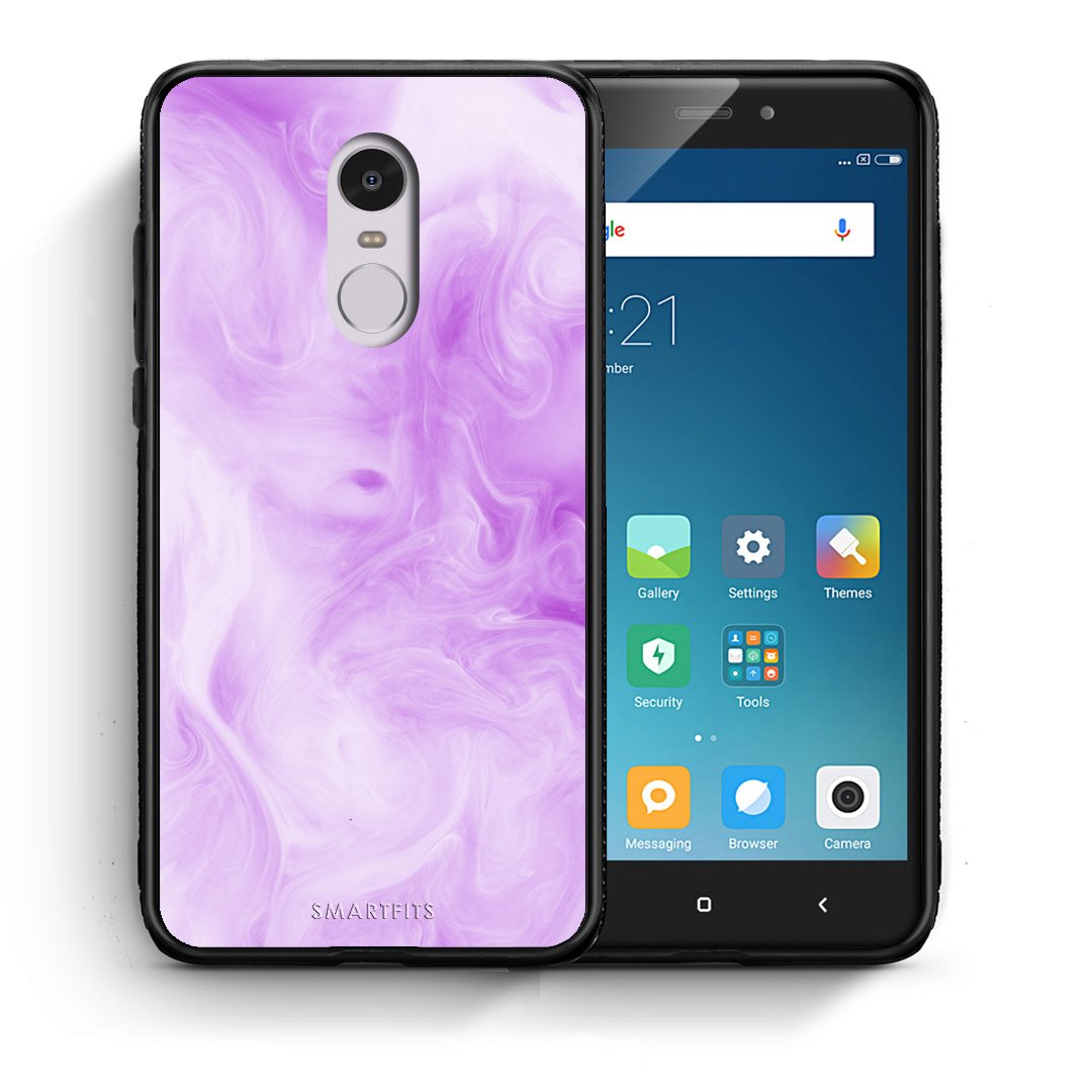 Θήκη Xiaomi Redmi Note 4/4X Lavender Watercolor από τη Smartfits με σχέδιο στο πίσω μέρος και μαύρο περίβλημα | Xiaomi Redmi Note 4/4X Lavender Watercolor case with colorful back and black bezels