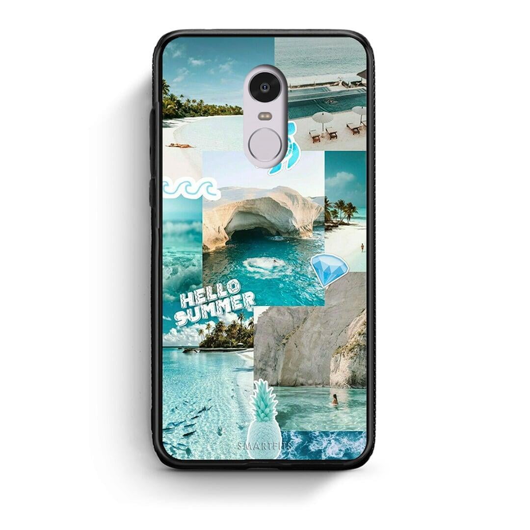 Xiaomi Redmi 5 Aesthetic Summer Θήκη από τη Smartfits με σχέδιο στο πίσω μέρος και μαύρο περίβλημα | Smartphone case with colorful back and black bezels by Smartfits