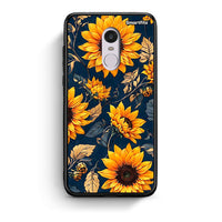 Thumbnail for Xiaomi Redmi 5 Autumn Sunflowers Θήκη από τη Smartfits με σχέδιο στο πίσω μέρος και μαύρο περίβλημα | Smartphone case with colorful back and black bezels by Smartfits