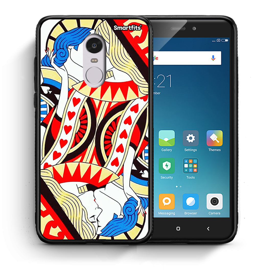 Θήκη Xiaomi Redmi Note 4/4X Card Love από τη Smartfits με σχέδιο στο πίσω μέρος και μαύρο περίβλημα | Xiaomi Redmi Note 4/4X Card Love case with colorful back and black bezels